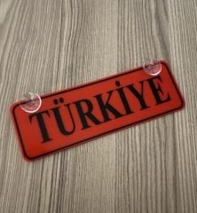 Türkiye Dekor Plaka Vantuzlu