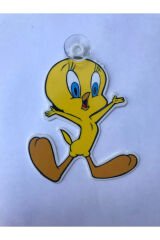 Tweety Pleksi Vantuzlu Cam Süsü