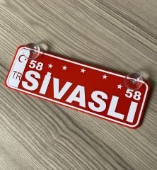 58 Sivaslı Dekor Plaka Vantuzlu