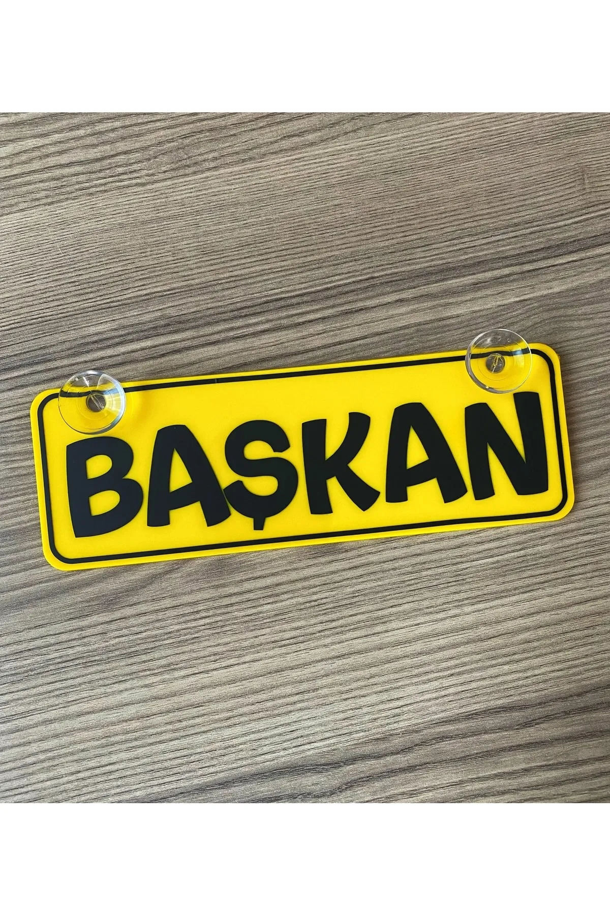 Başkan Dekor Plaka Vantuzlu