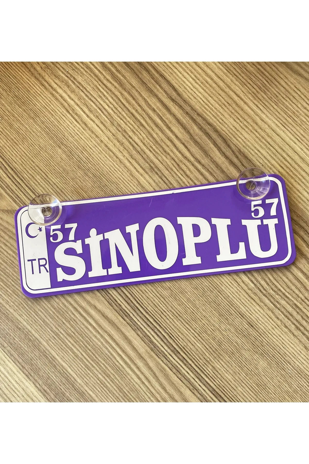 Sinoplu Dekor Plaka Vantuzlu