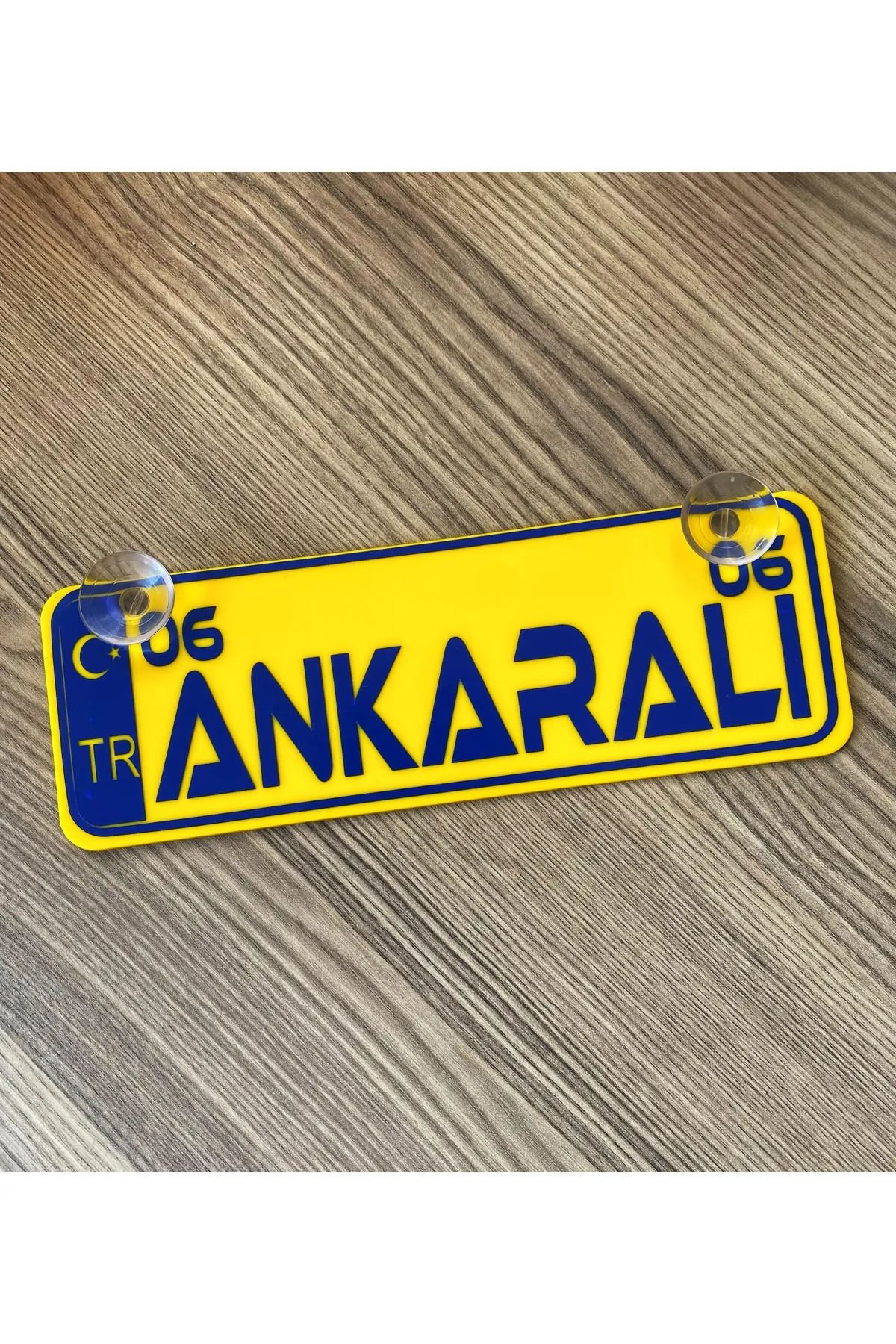 Ankaralı Dekor Plaka Vantuzlu