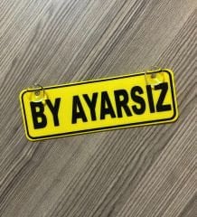 By Ayarsız Dekor Plaka Vantuzlu