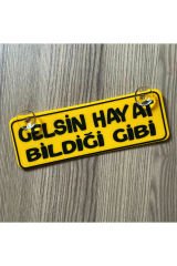 Gelsin Hayat Bildiği Gibi Dekor Plaka Vantuzlu