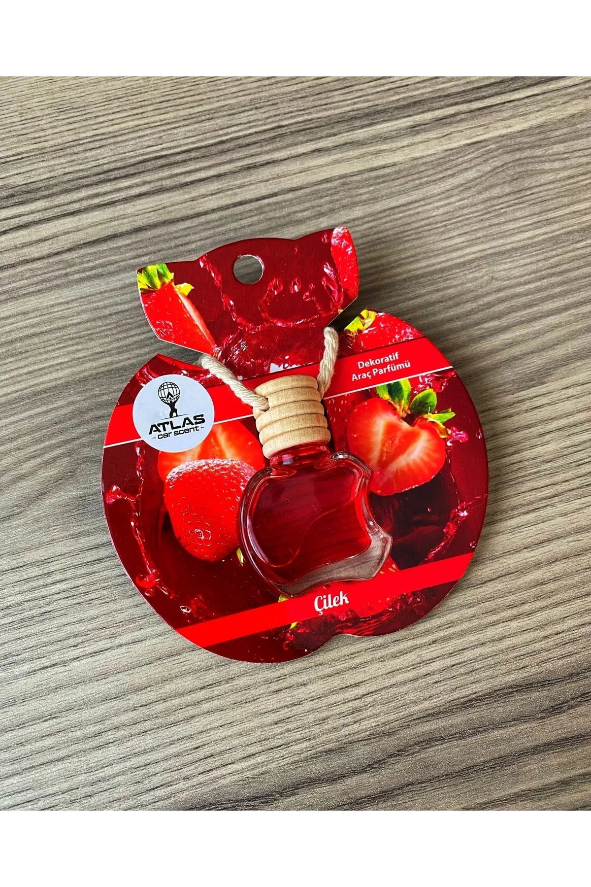 Oto Cam Şişe Dekoratif Koku Çilek