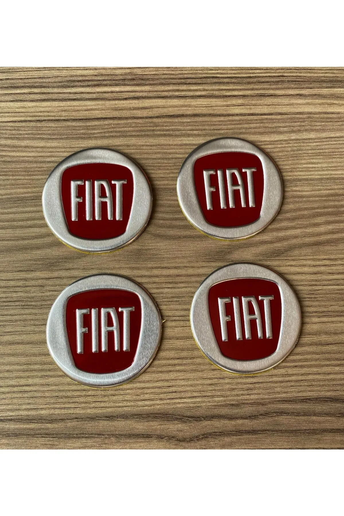 Fiat Jant Göbeği Arması Yapışkanlı 4’lü Set (60MM)