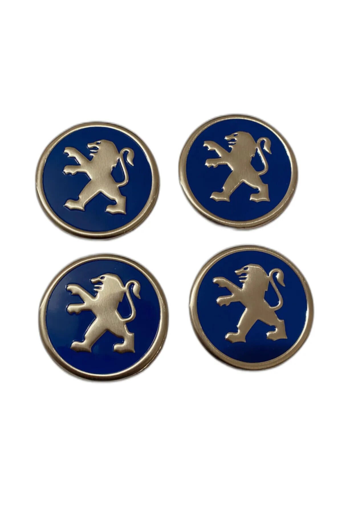 Peugeot Jant Göbeği Arması Yapışkanlı 4’lü Set (60mm)