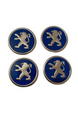 Peugeot Jant Göbeği Arması Yapışkanlı 4’lü Set (60mm)