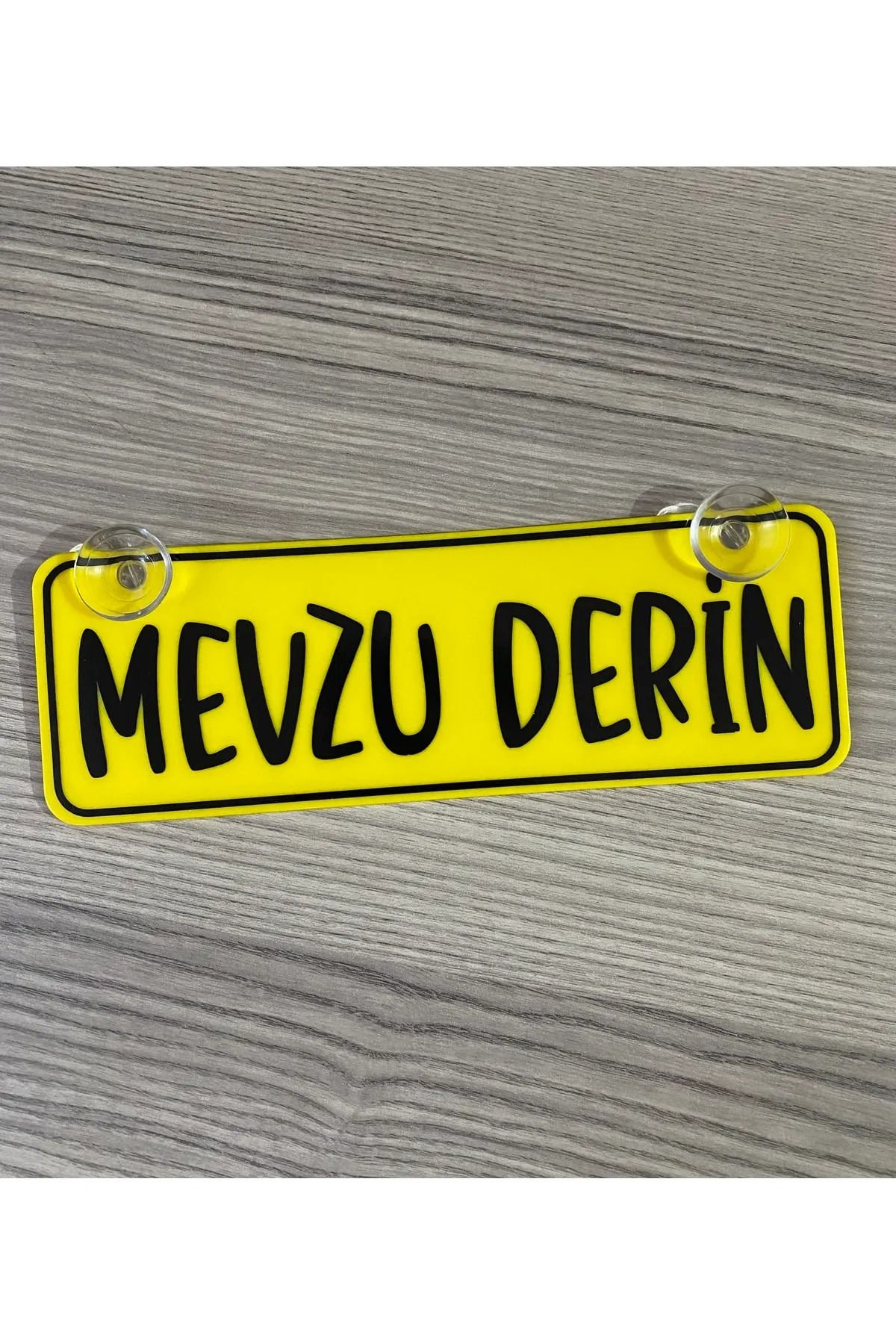 Mevzu Derin Dekor Plaka Vantuzlu
