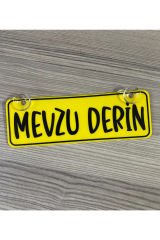 Mevzu Derin Dekor Plaka Vantuzlu