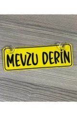 Mevzu Derin Dekor Plaka Vantuzlu