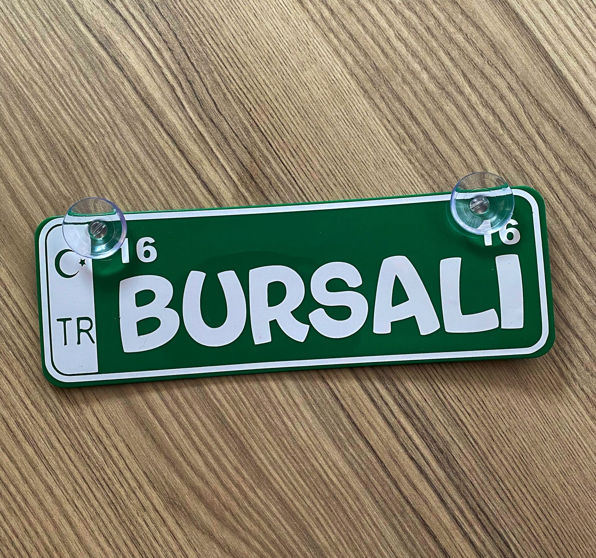 Bursalı Dekor Plaka Vantuzlu