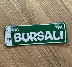 Bursalı Dekor Plaka Vantuzlu