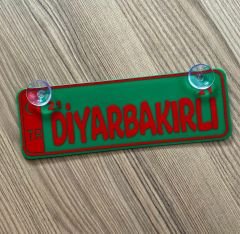 Diyarbakırlı Dekor Plaka Vantuzlu
