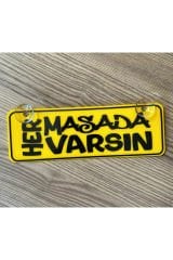 Her Masada Varsın Dekor Plaka Vantuzlu