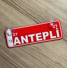 Antepli Dekor Plaka Vantuzlu