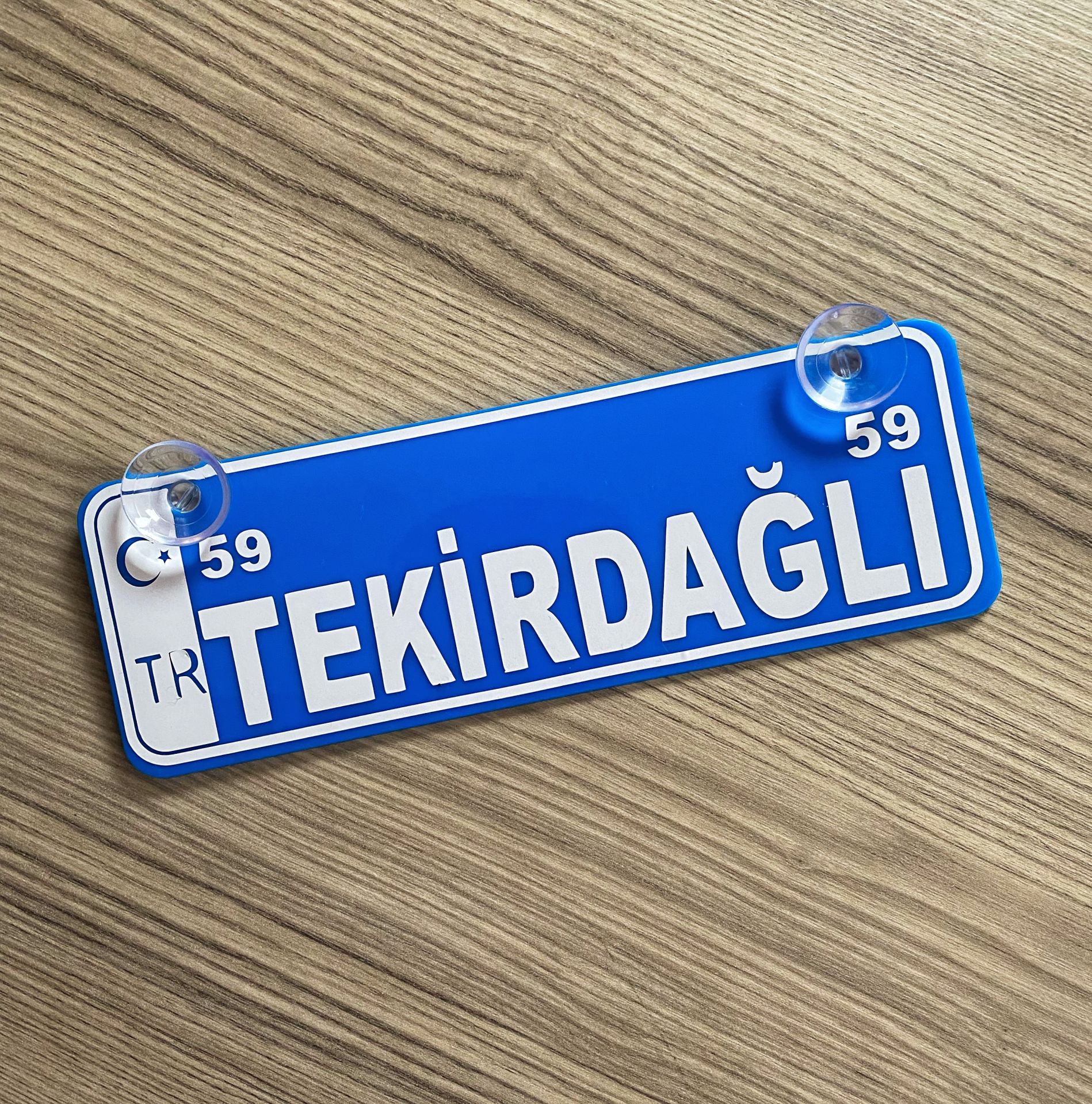 Tekirdağlı Dekor Plaka Vantuzlu