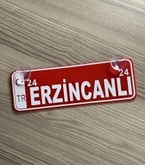 Erzincanlı Dekor Plaka Vantuzlu