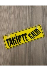 Takipte Kalın Dekor Plaka Vantuzlu