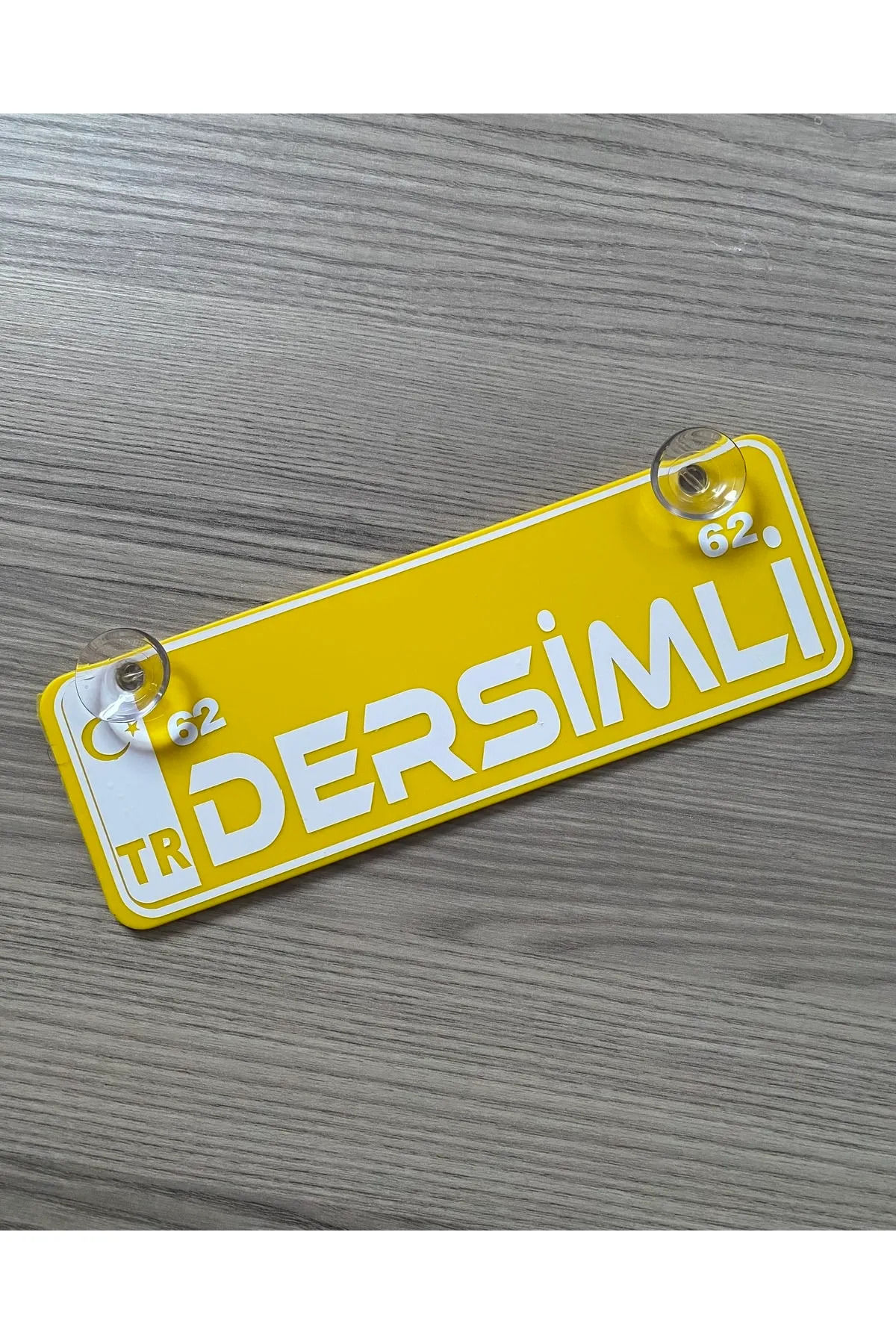 Dersimli Dekor Plaka Vantuzlu