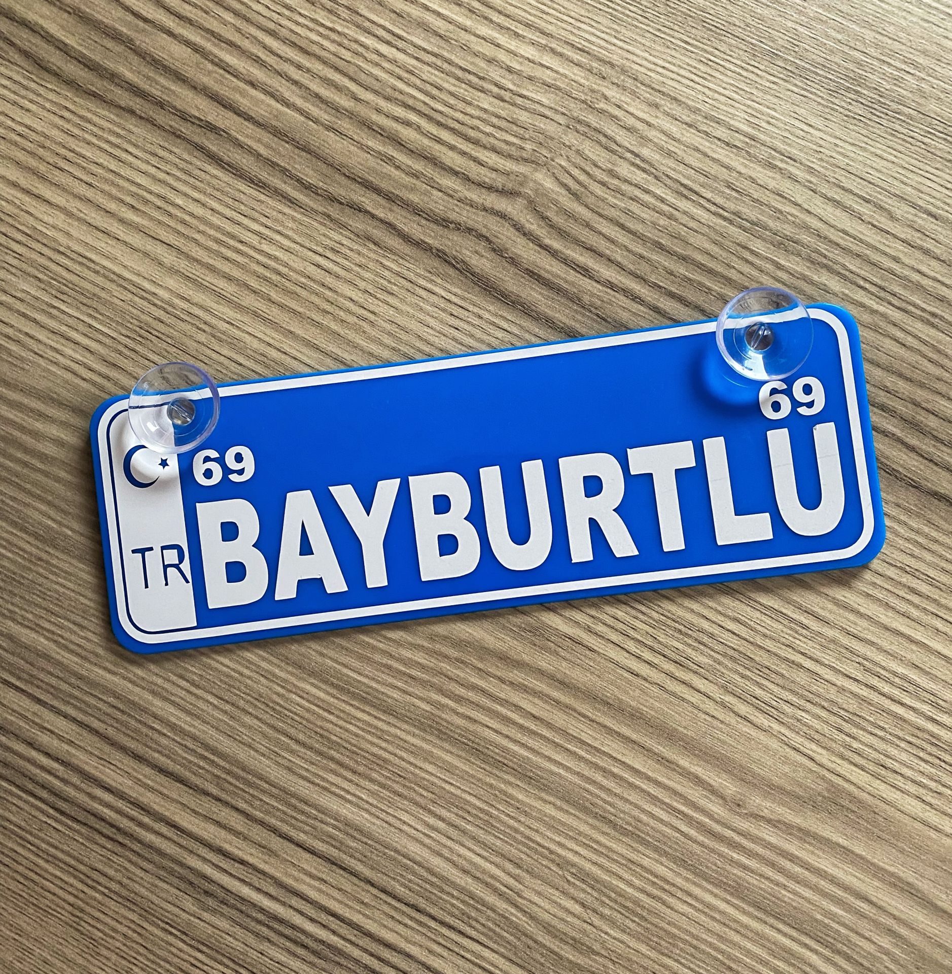 Bayburtlu Dekor Plaka Vantuzlu