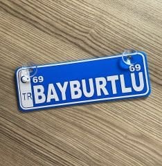 Bayburtlu Dekor Plaka Vantuzlu