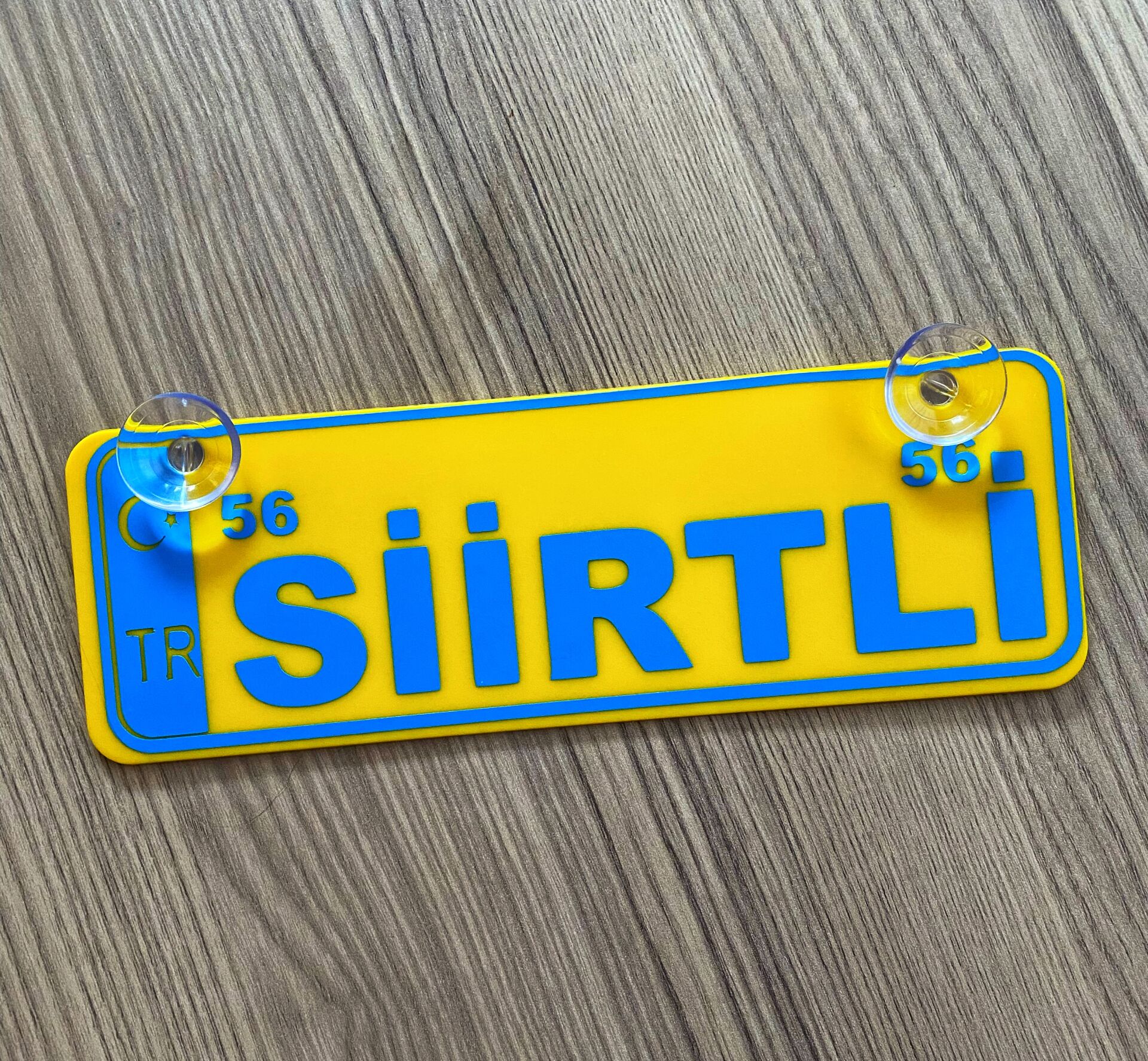 Siirtli Dekor Plaka Vantuzlu