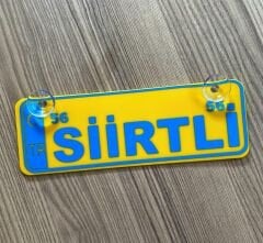 Siirtli Dekor Plaka Vantuzlu