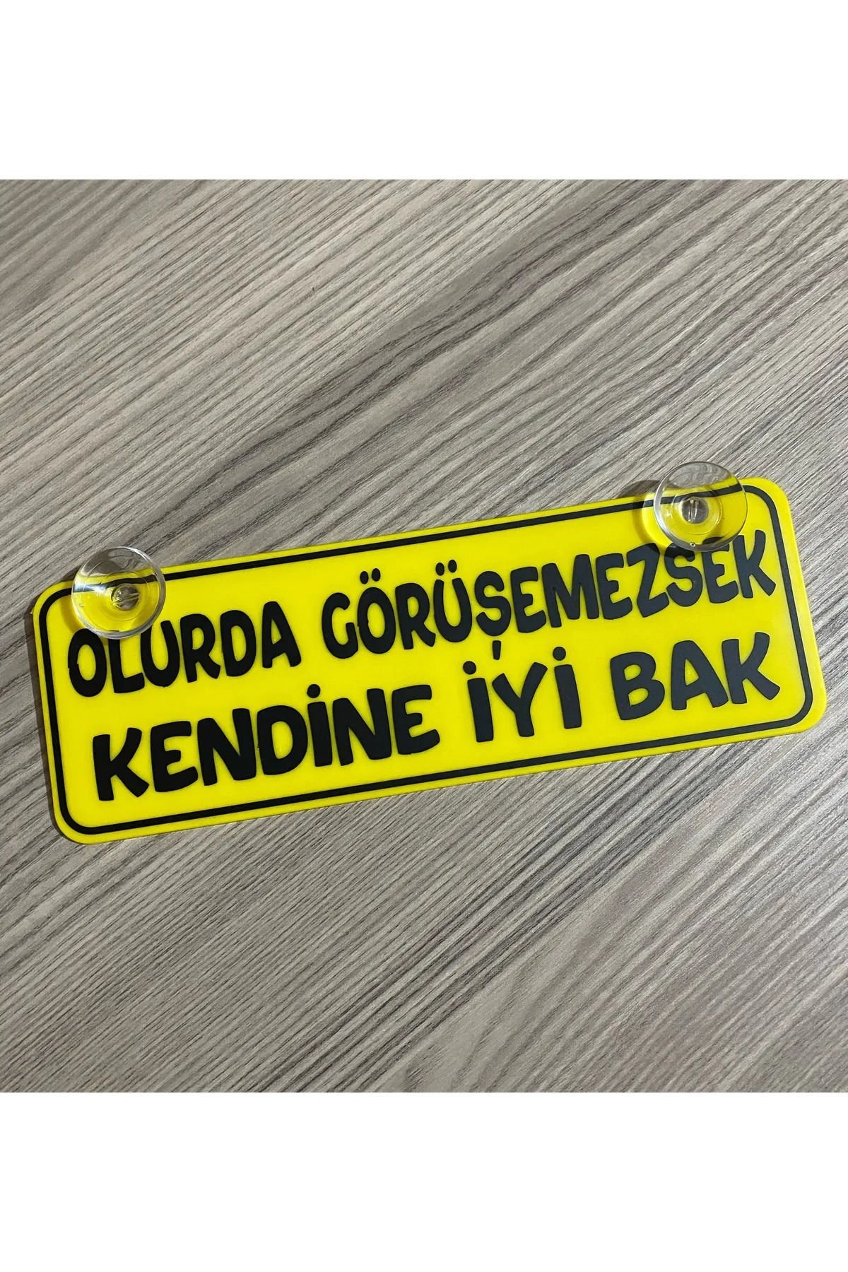 Kendine Iyi Bak Dekor Plaka Vantuzlu