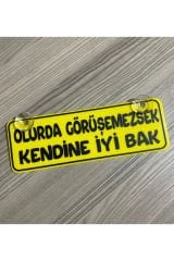 Kendine Iyi Bak Dekor Plaka Vantuzlu