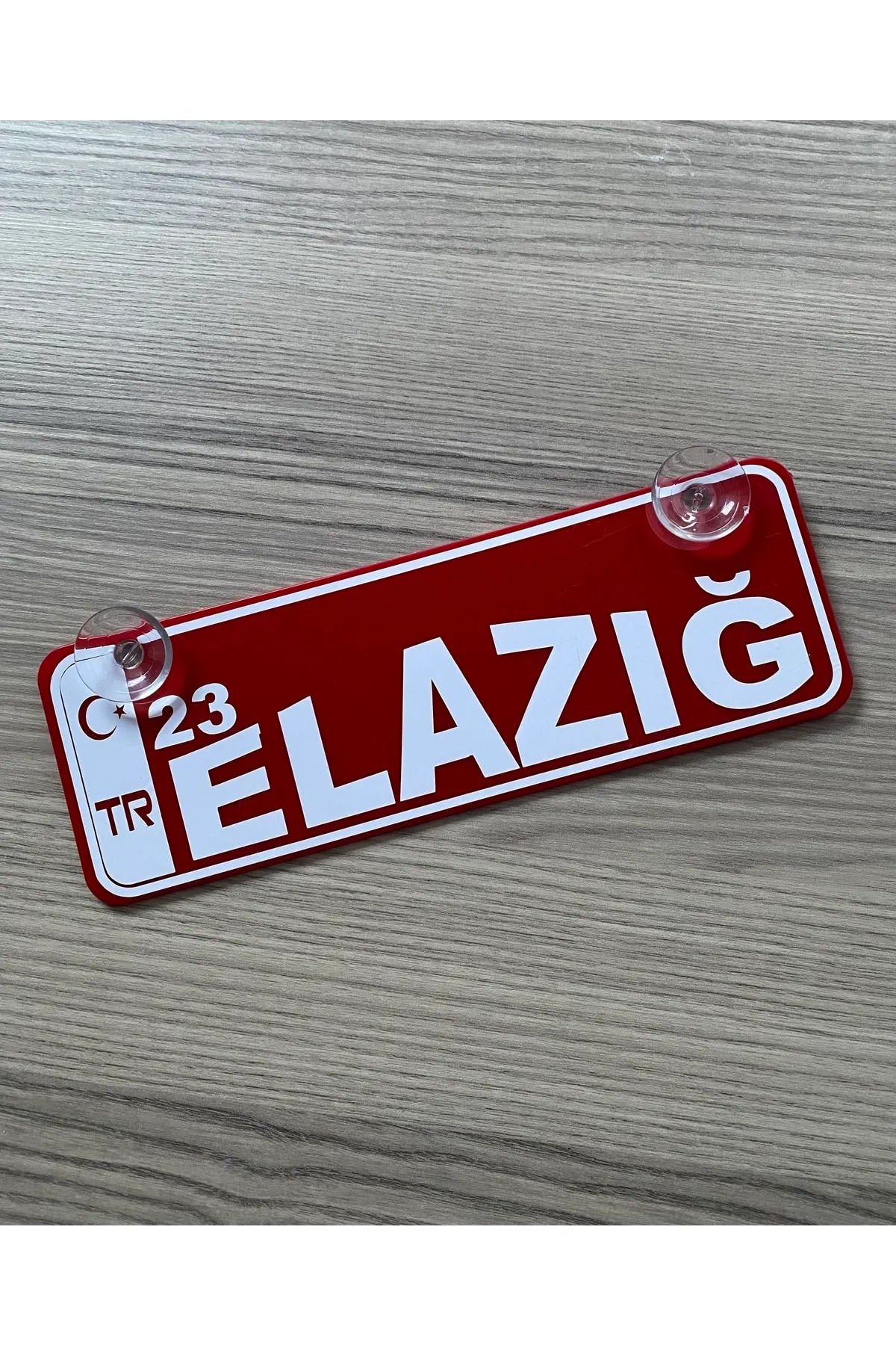 Elazığ 23 Dekor Plaka Vantuzlu