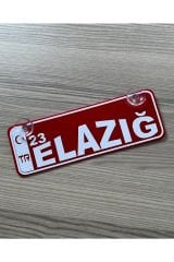 Elazığ 23 Dekor Plaka Vantuzlu