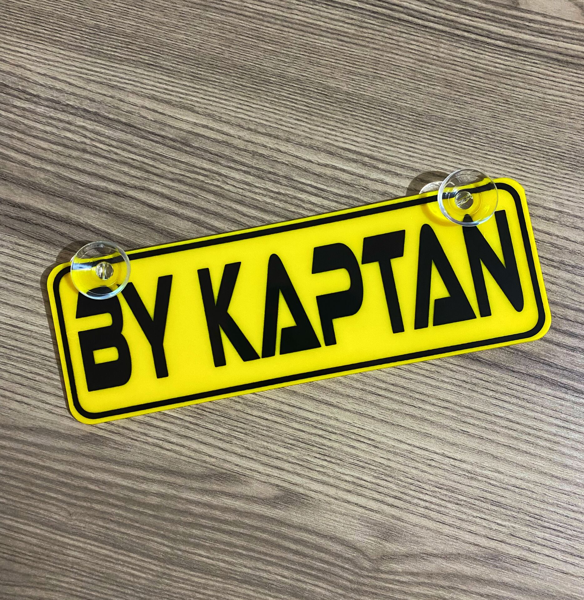 By Kaptan Dekor Plaka Vantuzlu