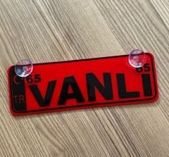 Vanlı Dekor Plaka Vantuzlu