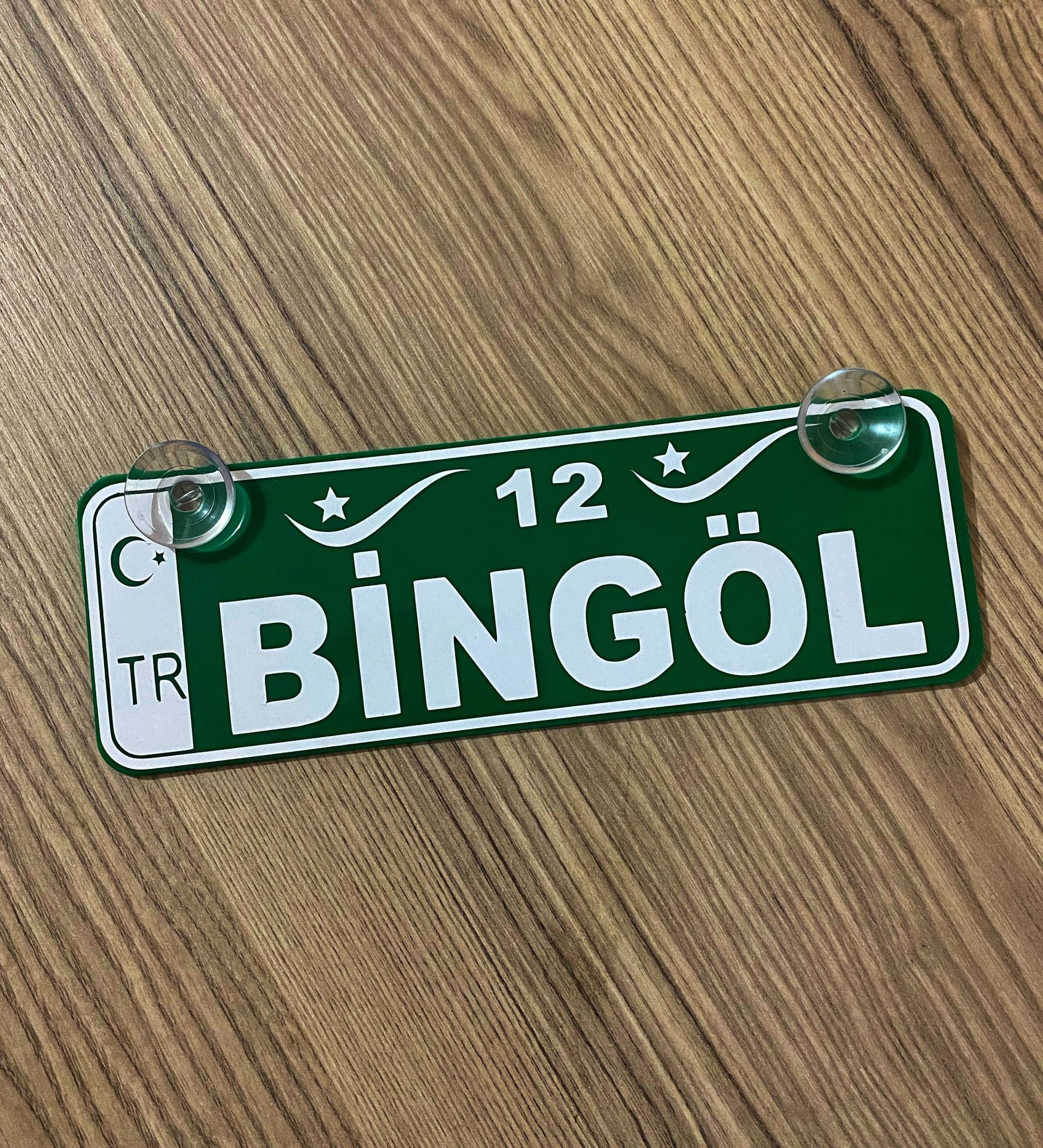 Bingöllü Dekor Plaka Vantuzlu