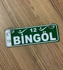 Bingöllü Dekor Plaka Vantuzlu