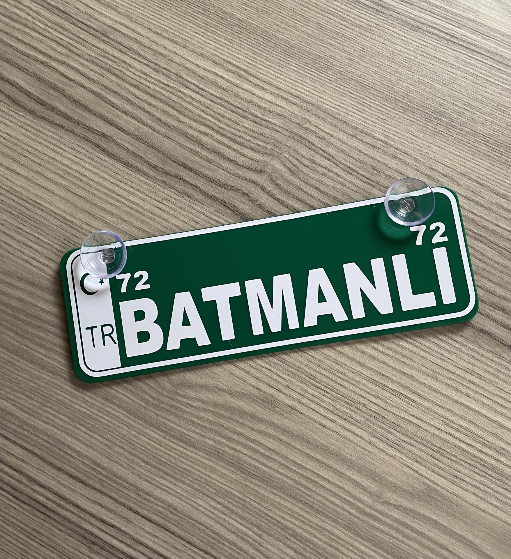 Batmanlı Dekor Plaka Vantuzlu