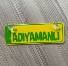 Adıyamanlı Dekor Plaka Vantuzlu