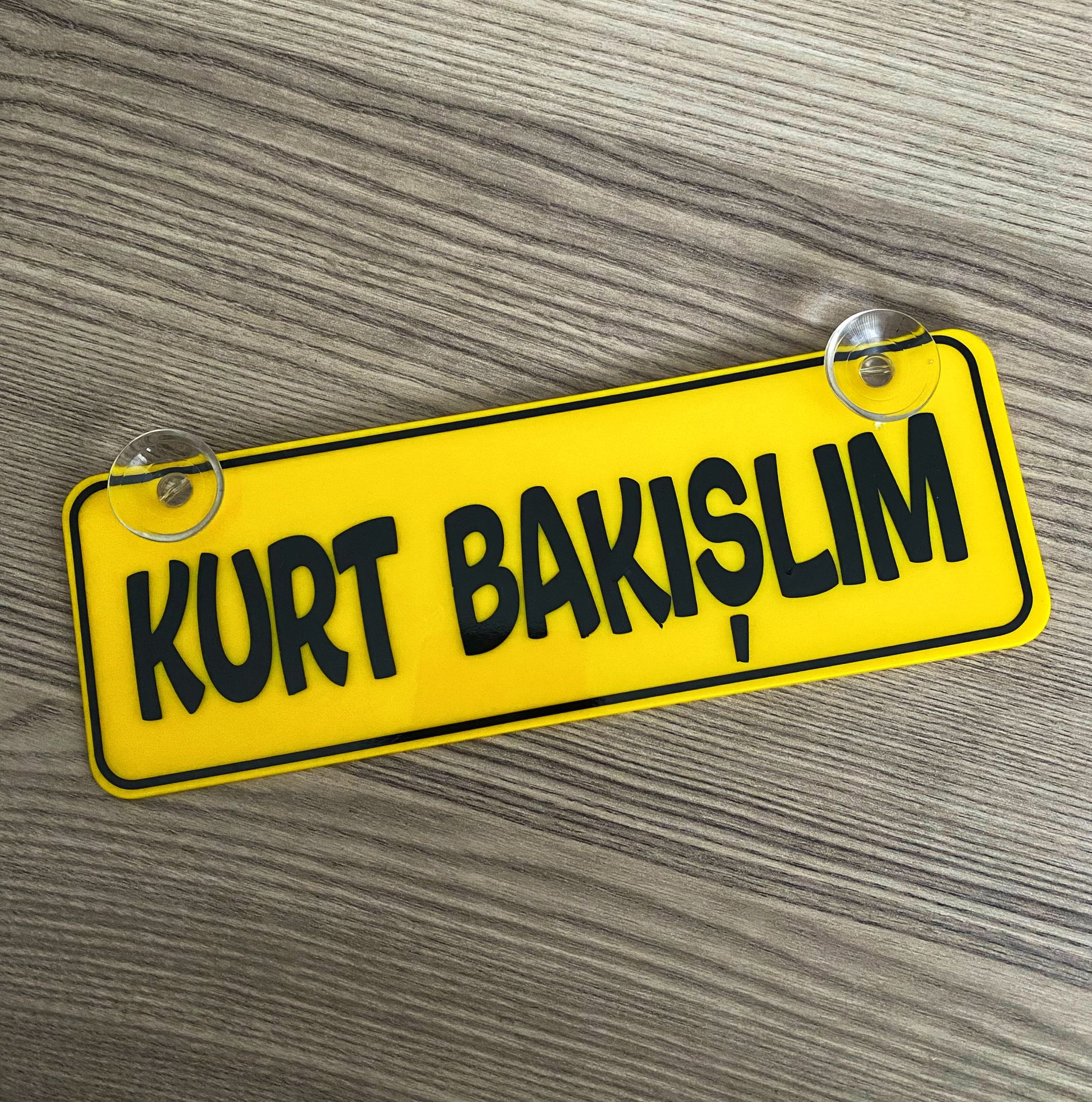 Kurt Bakışlım Dekor Plaka Vantuzlu