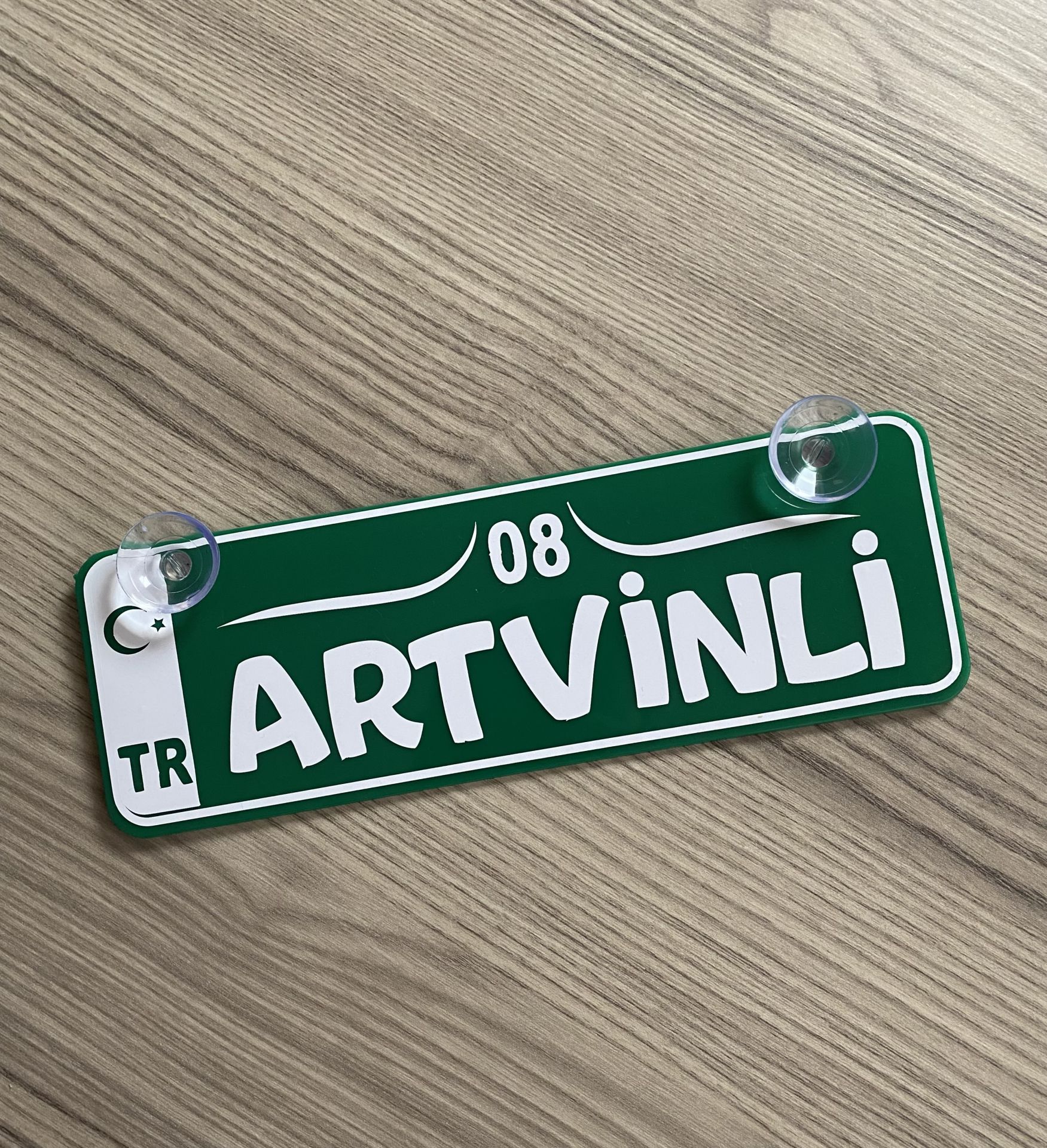 Artvinli Dekor Plaka Vantuzlu