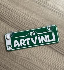 Artvinli Dekor Plaka Vantuzlu