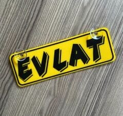 Evlat Dekor Plaka Vantuzlu
