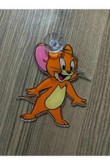 Jerry Vantuzlu Plastik Cam Süsü