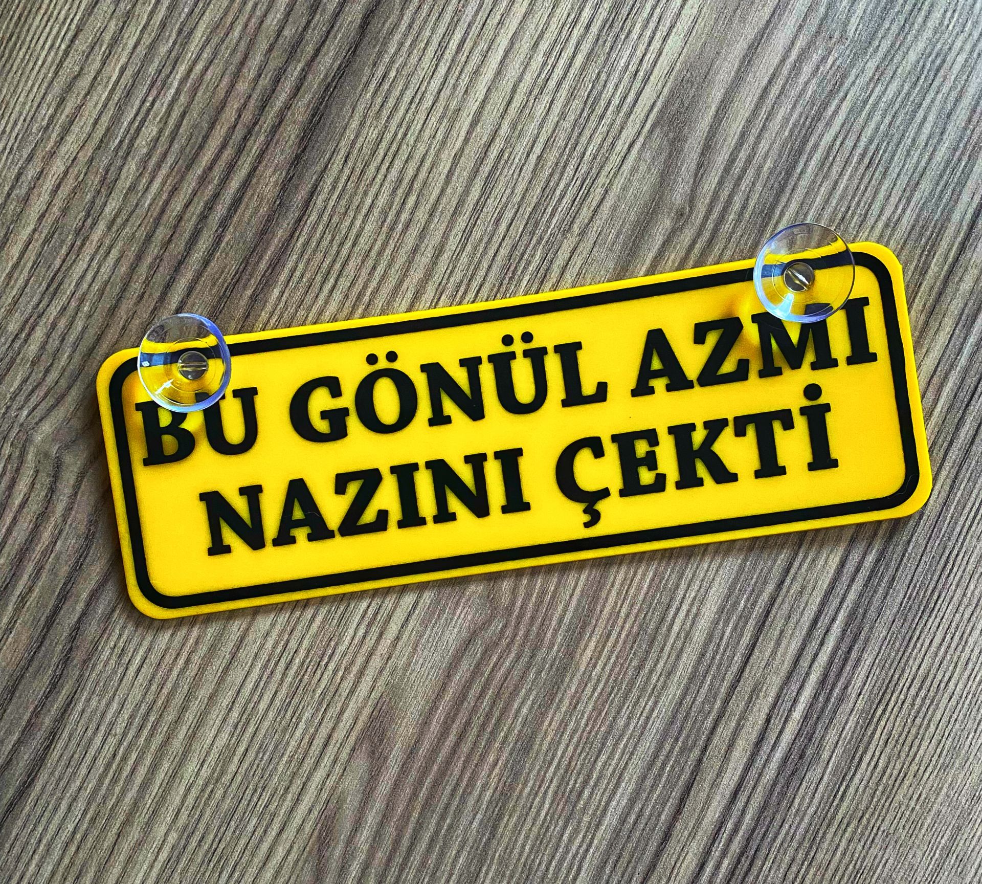 Nazını Çekti Dekor Plaka Vantuzlu