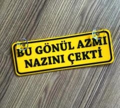 Nazını Çekti Dekor Plaka Vantuzlu