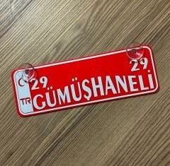Gümüşhaneli Dekor Plaka Vantuzlu