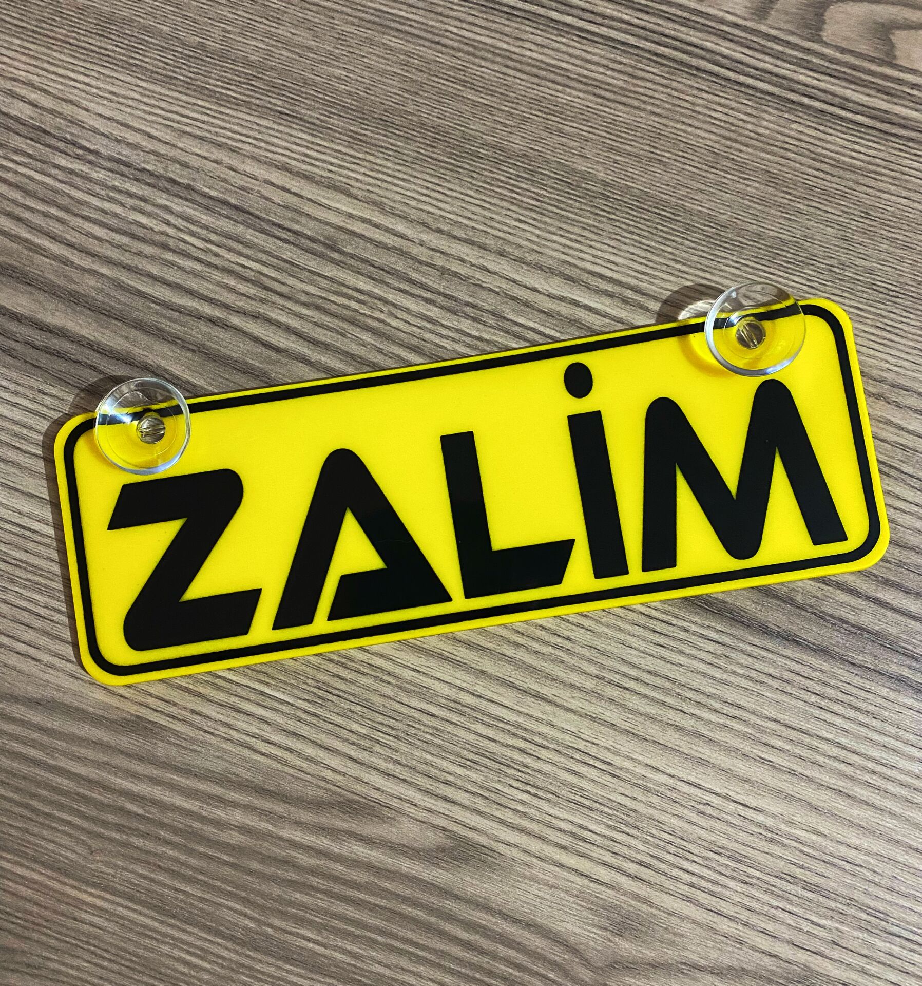 Zalim Dekor Plaka Vantuzlu