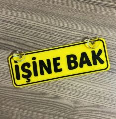 İşine Bak Dekor Plaka Vantuzlu