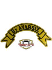 By Ayarsız Yazı Kurdele Sticker