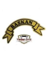 Başkan Yazı Kurdele Sticker